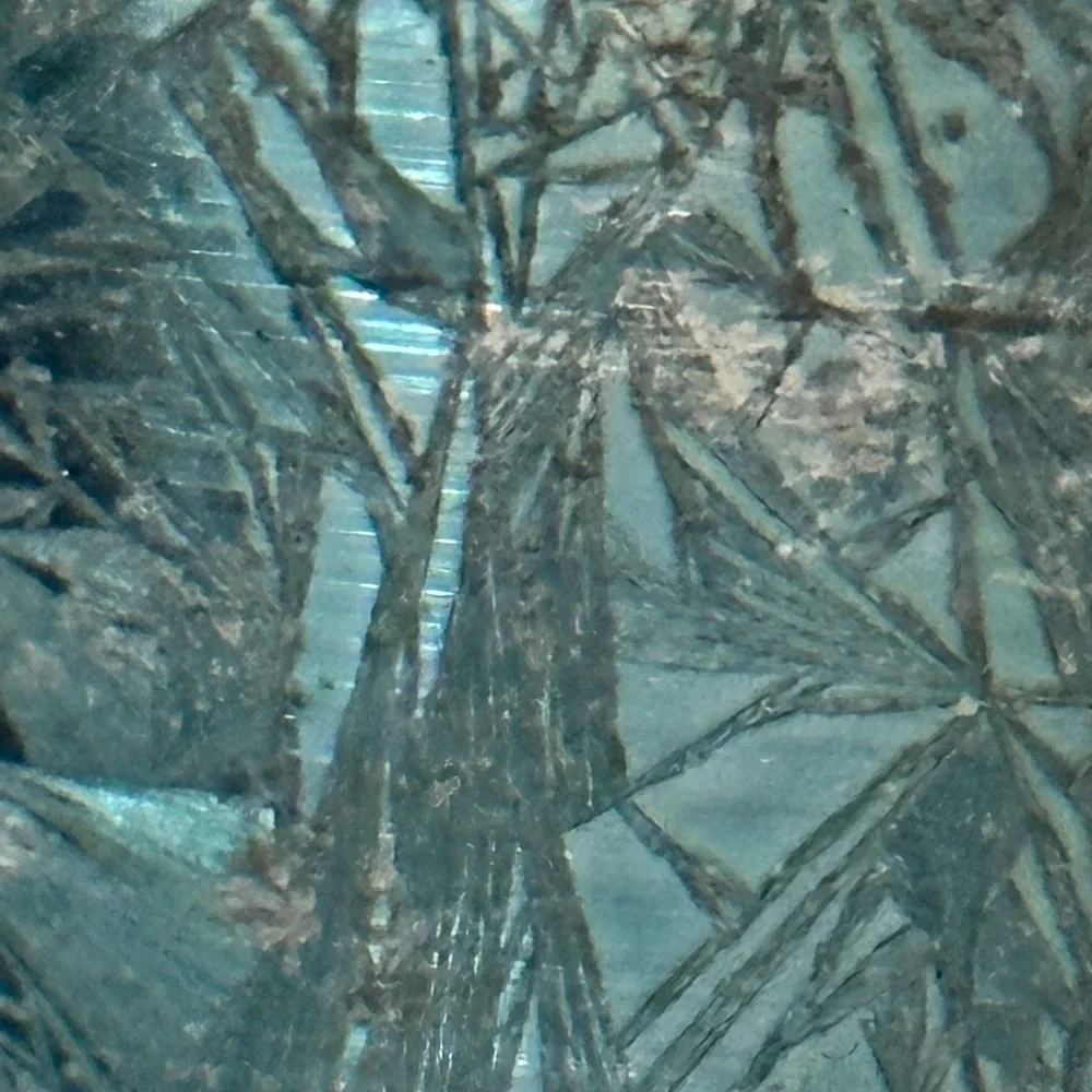 ANTIQUE VASELINE URANIUM GLASS powder puff bowl inside a tin lidded container - Picture 10 of 16